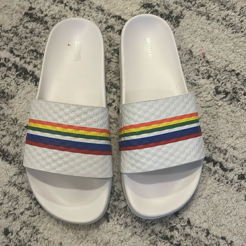 Michael Kors Size 10 Rainbow Sandals